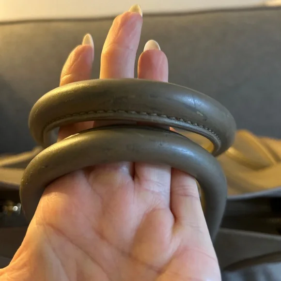 Celine Olive Green Leather Mini Luggage Tote - Picture 4 of 16